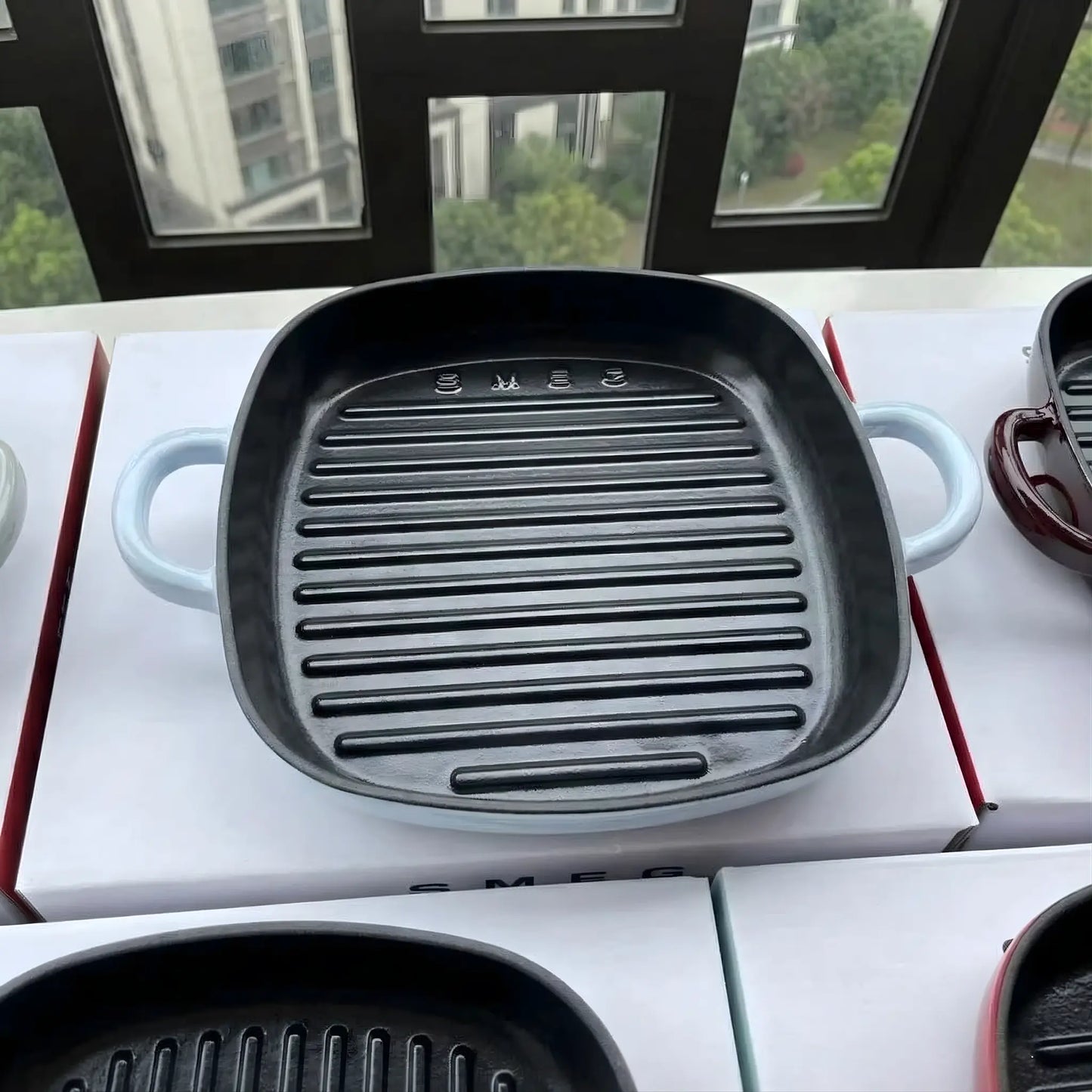SMEG Cast Iron Grill Pan