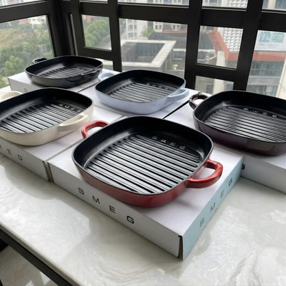 SMEG Cast Iron Grill Pan