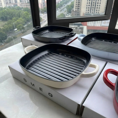 SMEG Cast Iron Grill Pan