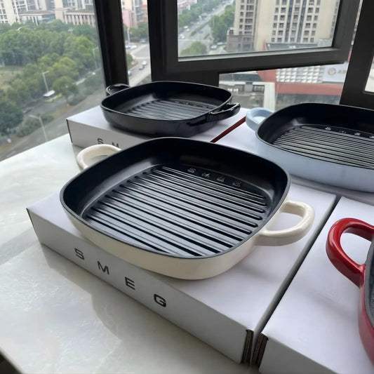 SMEG Cast Iron Grill Pan